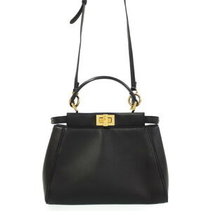 Fendi Peekaboo Iconic satchel nappa leather 2way Shoulder Bag